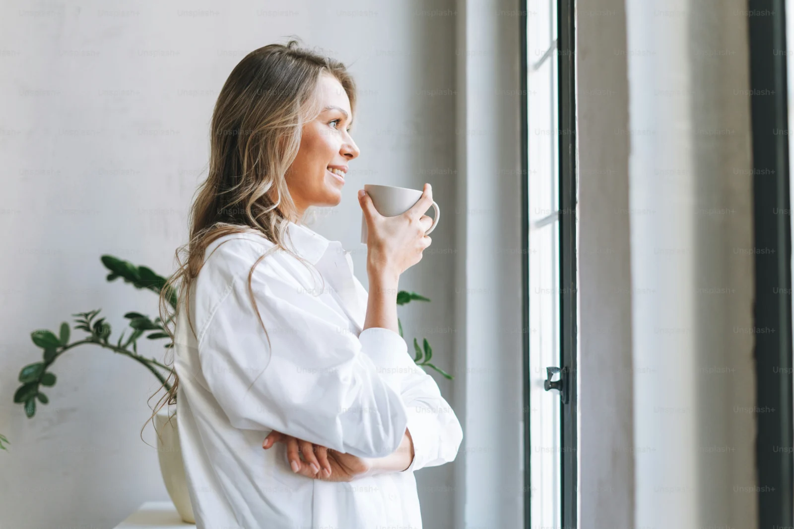 Morning coffee routine used as a cue for habit stacking a new daily behavior