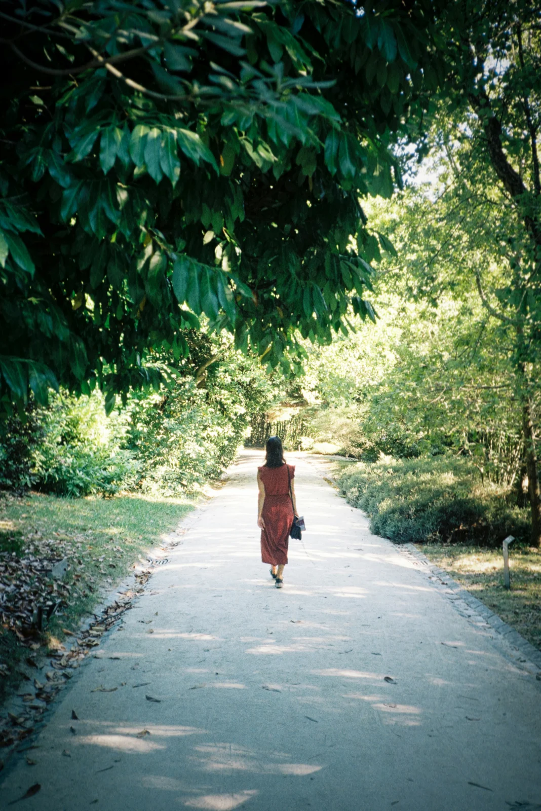 Woman walking outdoors while starting over after 40 and considering a new direction in life